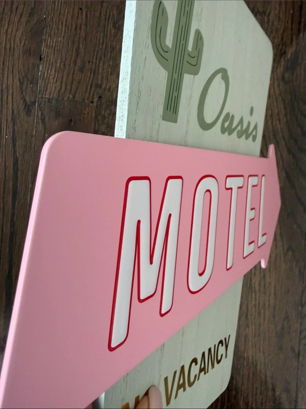 Retro Oasis MOTEL No Vacancy Wall Sign - Target